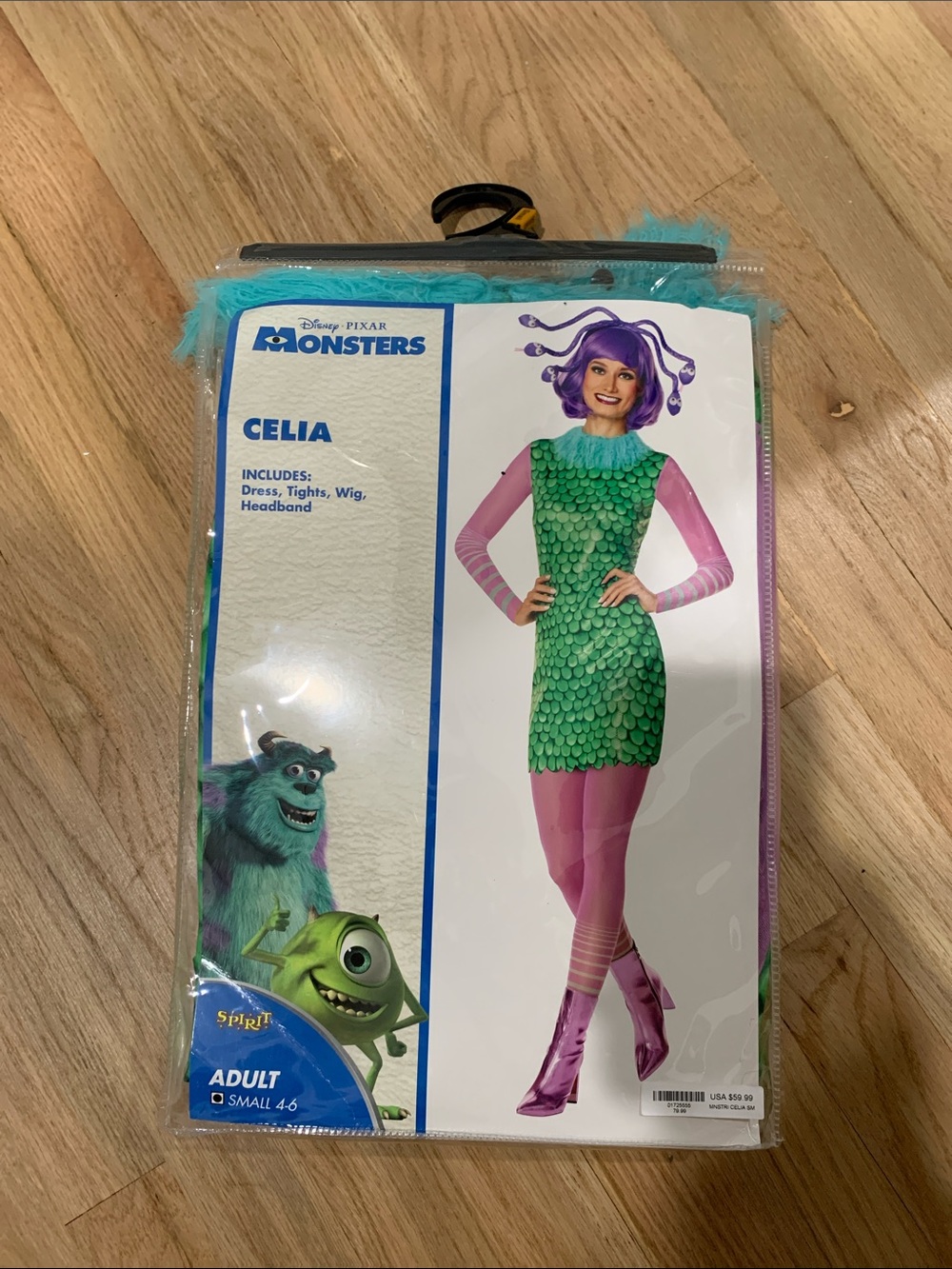 Disney Monsters Celia Adult Costume - Size Small spirit halloween